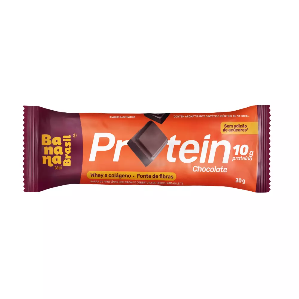 Protein - Barra de proteína -  Cacau  - Caixa com 12 un. de 30g