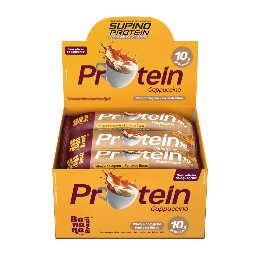 Protein - Barra de proteína -  Café  - Caixa com 12 un. de 30g