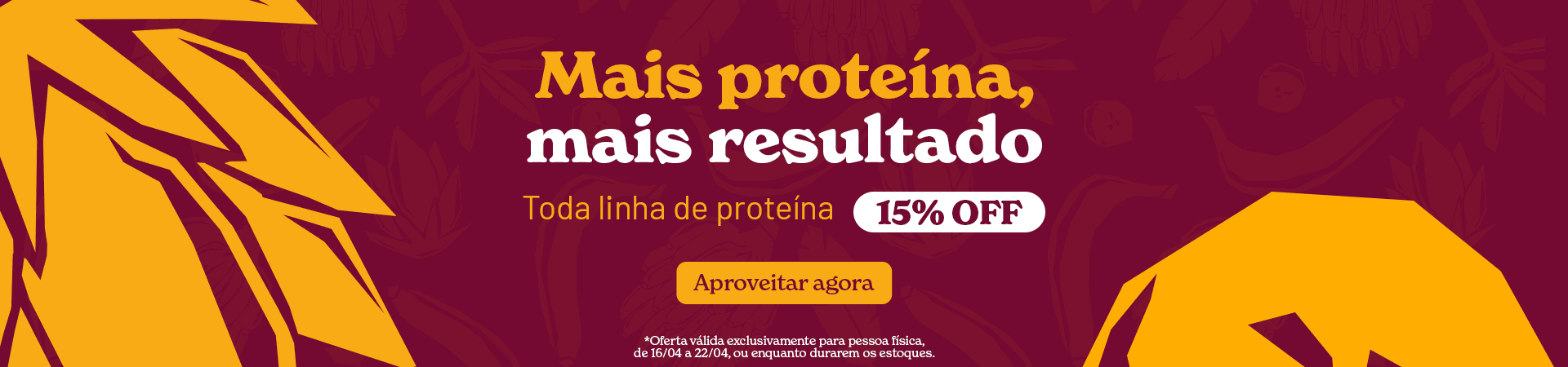 Mais Proteína, mais resultado
