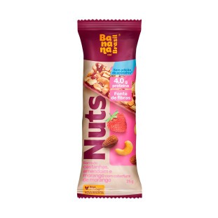 Nuts - Castanhas e Morango - Caixa com 12un de 25g