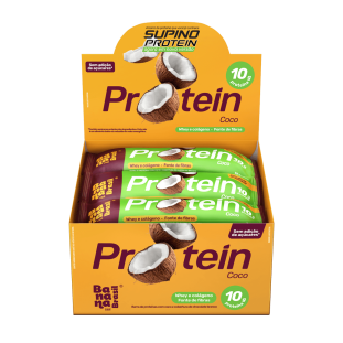 Protein - Barra de proteína - Coco - Caixa com 12 un. de 30g 