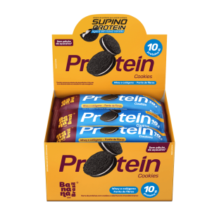 Protein - Barra de proteína - Cookies - Caixa com 12 un de 30g  