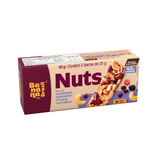Nuts - Castanhas e Frutas Vermelhas - Caixa com 2un 25g