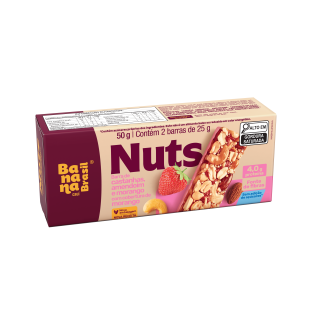 Nuts - Castanhas e Morango - Caixa com 2un de 25g