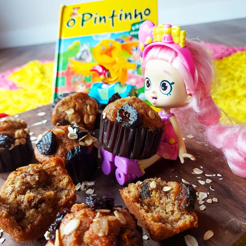 Muffin de Banana-Passa