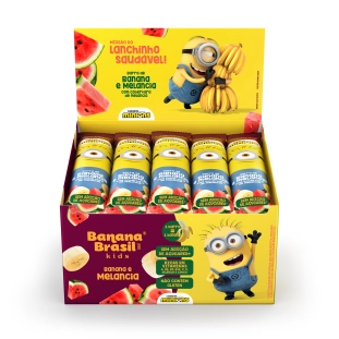 Banana Brasil Kids - Banana e Melancia - Caixa com 20un de 22g