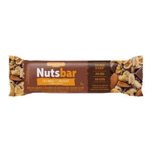 Nutsbar - Castanhas e Chocolate - Caixa com 2un de 25g