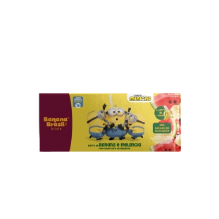 Banana Brasil Kids - Banana e Melancia - Caixa com 3un de 22g