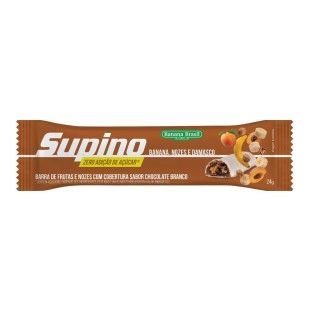 Supino Zero - Banana, Nozes e Damasco - Caixa com 3un de 24g