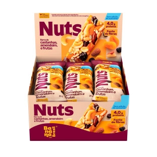 Nuts - Castanhas, Amendoin e Frutas - Caixa com 12un de 25g