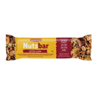 Nutsbar - Castanhas e Proteína Vegana - Caixa com 2un de 25g