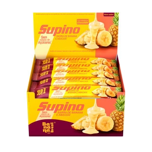 Supino Zero - Banana e Abacaxi - Caixa com 20un de 24g