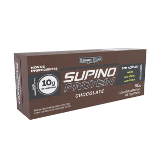 Supino Protein Chocolate caixa com 3un de 30g