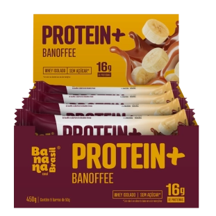 Protein+ Banoffee caixa com 9un de 50g