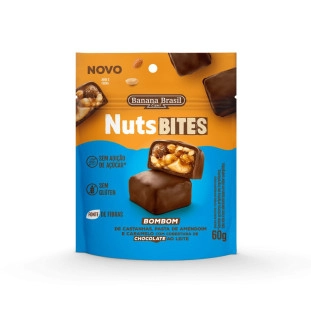 NutsBITES Chocolate ao Leite 60g