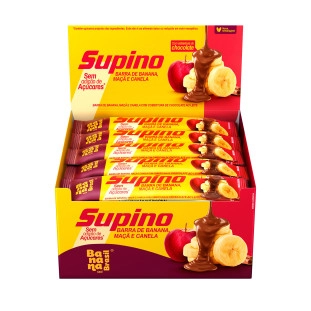 Supino Zero - Banana Maça e Canela - Caixa com 20un de 24g