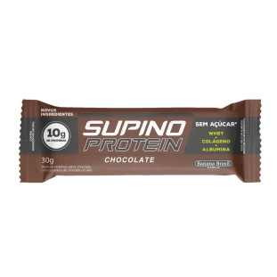 Supino Protein Chocolate caixa com 12un de 30g 