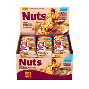 Nuts - Castanhas e Sementes - Caixa com 12un de 25g