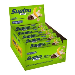 Supino Original - Banana e Chocolate Branco - Caixa com 16un de 24g