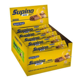 Supino Original Banana ao Leite caixa com 16un de 24g