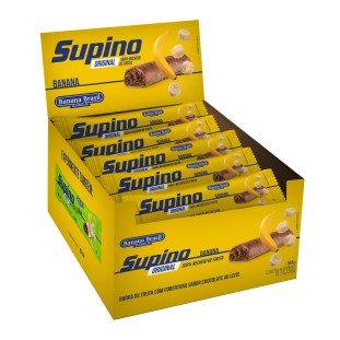 Supino Original - Banana e Chocolate ao Leite - Caixa com 16un de 24g