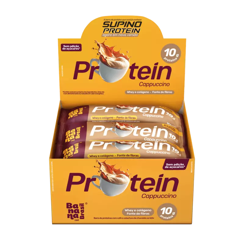 BARRA DE PROTEÍNA - CAPPUCCINO - SUPINO PROTEIN (UN) 30G