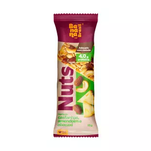 Nuts - Castanhas e Abacaxi - Caixa com 2un 25g