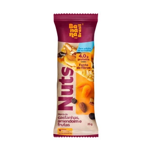 Nuts - Castanhas, Amendoin e Frutas - Caixa com 12un de 25g