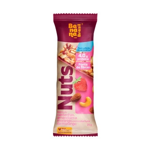 Nuts - Castanhas e Morango - Caixa com 2un de 25g