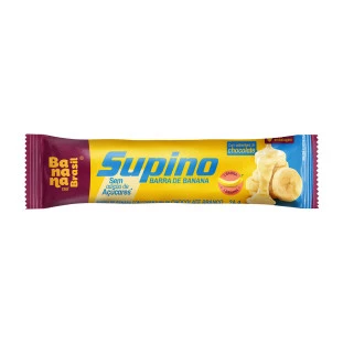 Supino Zero - Banana e Chocolate Branco - Caixa com 20un de 24g