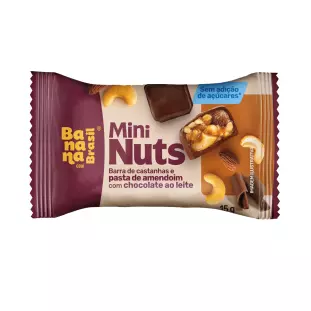 Mini Nuts - Chocolate ao Leite  - Caixa com 22 un de 15g