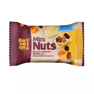 Mini Nuts - Chocolate Branco - Caixa com 22 un de 15g