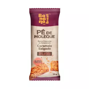 Pé de Moleque - Caramelo Salgado - Caixa com 16un de 20g