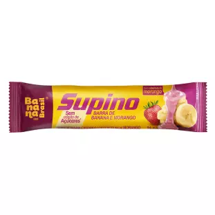 Supino Zero - Banana e Morango - Caixa com 20un de 24g