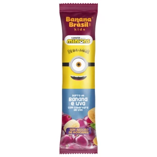 Banana Brasil Kids - Banana e Uva - Caixa com 3un de 22g