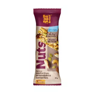 Nuts - Castanhas Amendoim e Sementes - Caixa com 12un de 25g