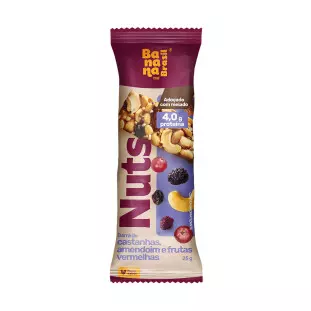 Nuts - Castanhas e Frutas Vermelhas - Caixa com 12un 25g