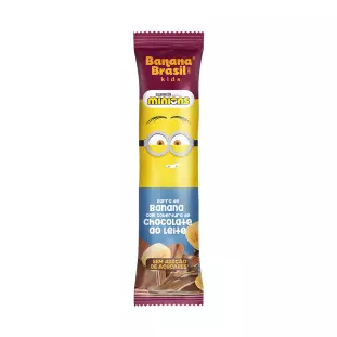 Banana Brasil Kids - Banana e Chocolate ao Leite - Caixa com 20un de 22g
