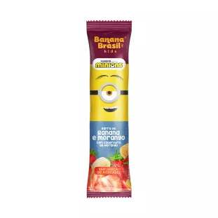 Banana Brasil Kids - Banana e Morango - Caixa com 20un de 22g