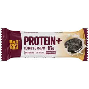 Protein + Barra de Proteína Cookies & Cream - Caixa com 9un de 50g