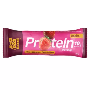 Protein - Barra de proteína -  Morango  - Caixa com 12 un. de 30g