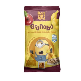 Granobá - Granola Banana e Maçã - Caixa com 12un de 20g