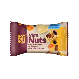 Mini Nuts - Chocolate Branco - Caixa com 22 un de 15g