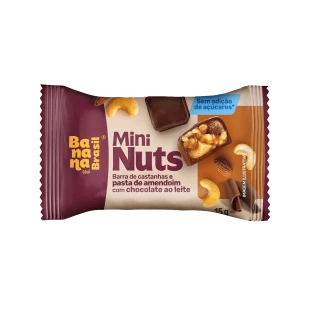 Mini Nuts - Chocolate ao Leite  - Caixa com 22 un de 15g