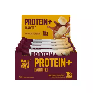 Protein + Barra de Proteína  Banoffee  - Caixa com 9un de 50g