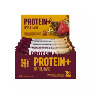 Protein + Barra de Proteína Napolitano - Caixa com 9un de 50g