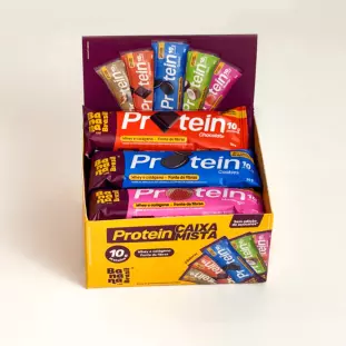 Protein - Barra de proteínas sabores sortidos - Caixa Mista com 12 un de 30g  