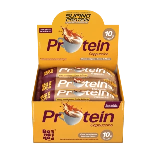 Protein Cappuccino - Proteína com Café e Cobertura de Chocolate ao Leite - Caixa com 12 un de 30g