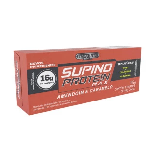 Supino Protein - Amendoim com Caramelo Max - Caixa com 2un de 46g