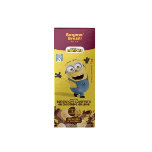 Banana Brasil Kids - Banana e Chocolate ao Leite - Caixa com 3un de 22g